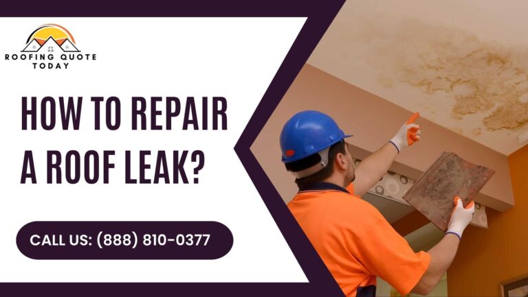 Repair a Roof Leak